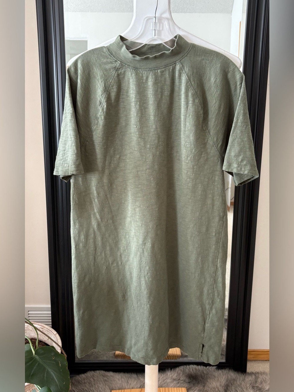 Universal Thread Olive Green T-Shirt Dress